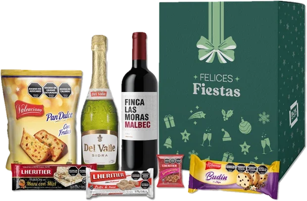 Caja Navideña Verde - Estándar
